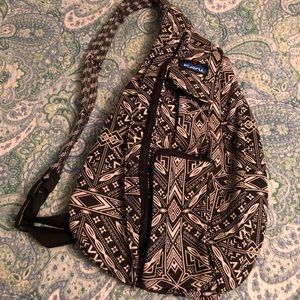 Black & White Kavu Rope Bag